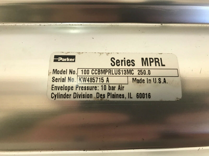 Parker 100 CCBMPRLUS13MC 250.0 Pneumatic Cylinder MPRL Series - Maverick Industrial Sales