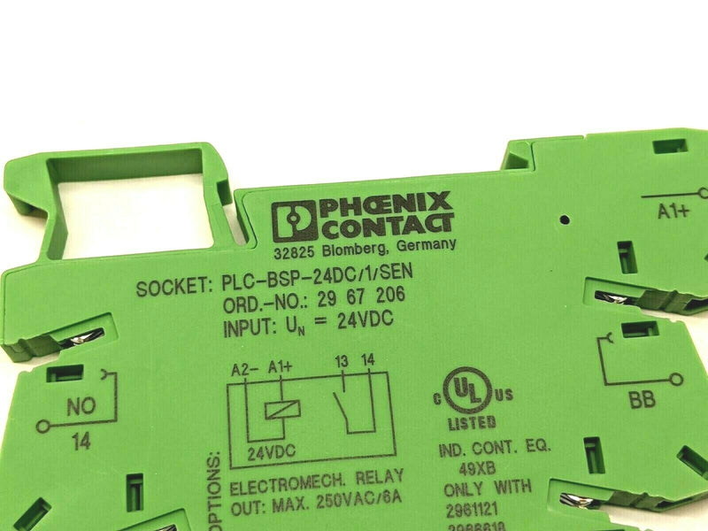 Phoenix Contact PLC-OSP-24DC/48DC/100/SEN Solid State Relay Module 2967578 - Maverick Industrial Sales