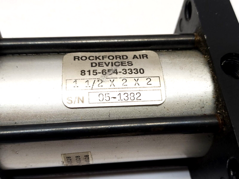 Rockford Air Devices 1 1/2 X 2 X 2 Double Rod End Pneumatic Cylinder - Maverick Industrial Sales