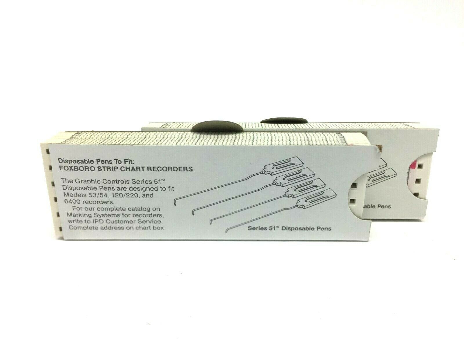 Graphic Controls 53003-6TX Foxboro Strip Charts Light Gray 4.641" x 51' - Maverick Industrial Sales