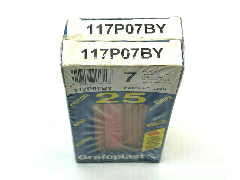 Grafoplast 117P07BY Wiremarker Strips LOT OF 50 - Maverick Industrial Sales