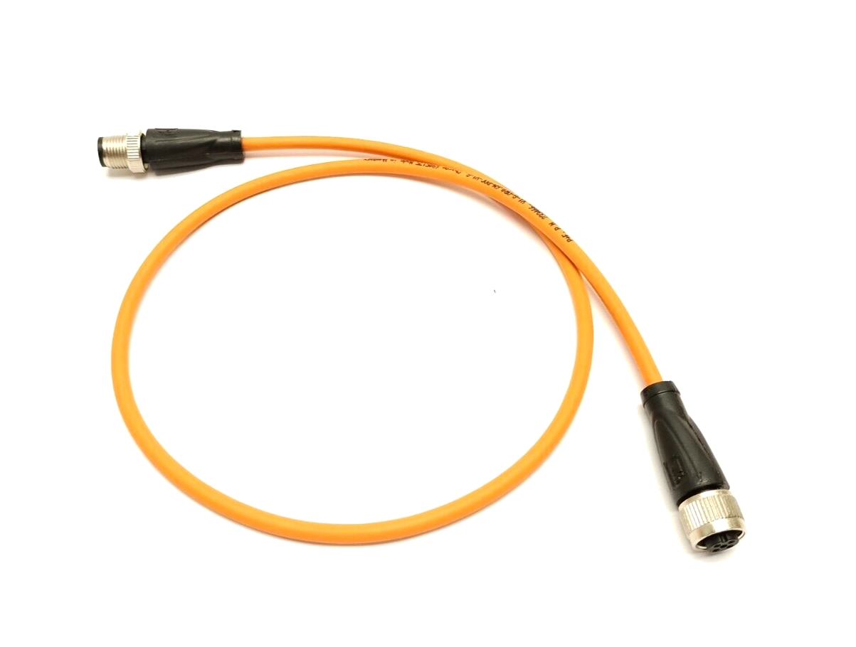 Pepperl+Fuchs V1-G-OR0,6M-POC-V1-G Connection Cable M12 4-Pin M To F 0.6m 233466 - Maverick Industrial Sales