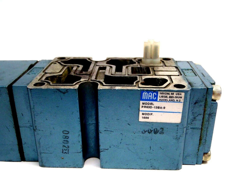 Mac Valves PR63D-13BA-9 Regulator Valve 0-150 PSI Base Only 1696 - Maverick Industrial Sales