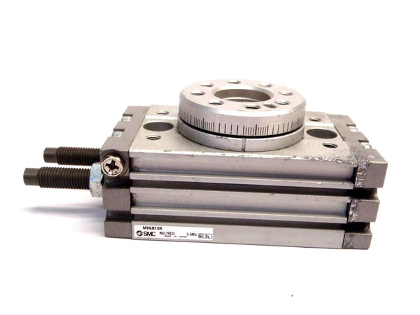 SMC MSQB10R Compact Rotary Table 10mm Bore M5 x 0.8 Port - Maverick Industrial Sales