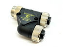 Turck XSH-RSM-2RKM 30 Splitter 3-Pin 7/8" Connector Male-2x Female U2-23665 - Maverick Industrial Sales