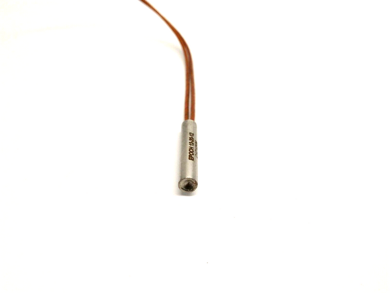 Epoch D1D12KM Cartridge Heater 1/4" x 1-3/8" Long 120V 100W 13" Lead Wire - Maverick Industrial Sales