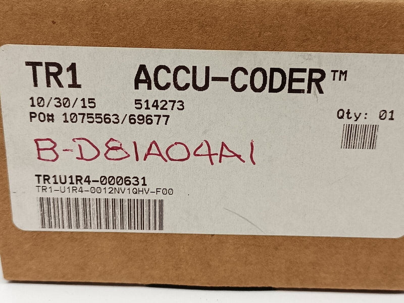 Encoder Products TR1-U1R4-0012NV1QHV-F00 Accu-Coder TR1U1R4-000631 - Maverick Industrial Sales