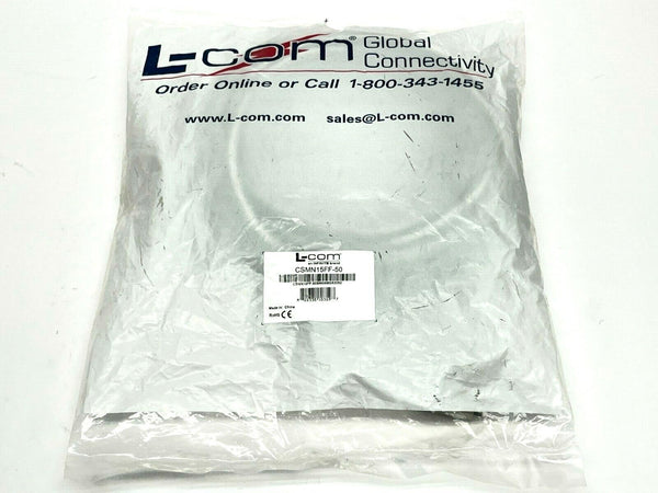 L-Com CSMN15FF-50 Deluxe Molded D-Sub Cable DB15 Female/Female 50ft - Maverick Industrial Sales