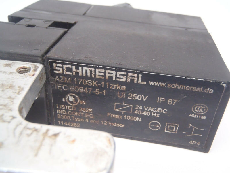 Schmersal AZM 170SK-11 zrka Solenoid Interlock Switch With Key 24V 250V - Maverick Industrial Sales