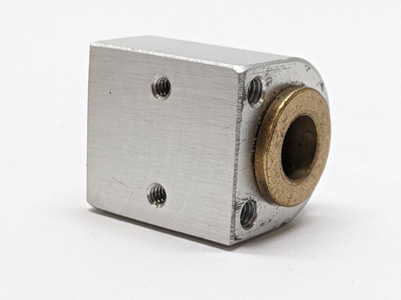 Sintered Bronze Bushing Pillow Block 3/8" ID x 1/2" x 1/2" Mounting - Maverick Industrial Sales