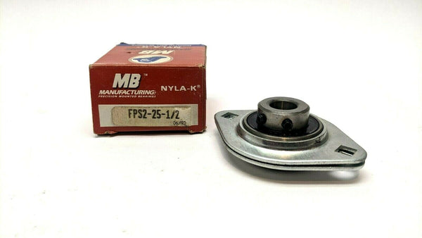 MB Manufacturing FPS2-25-1/2 Nyla-K Precision Flange Bearing - Maverick Industrial Sales