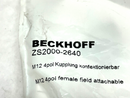 Beckhoff ZS2000-2640 Sensor Connector M12 Socket Field Assembly - Maverick Industrial Sales