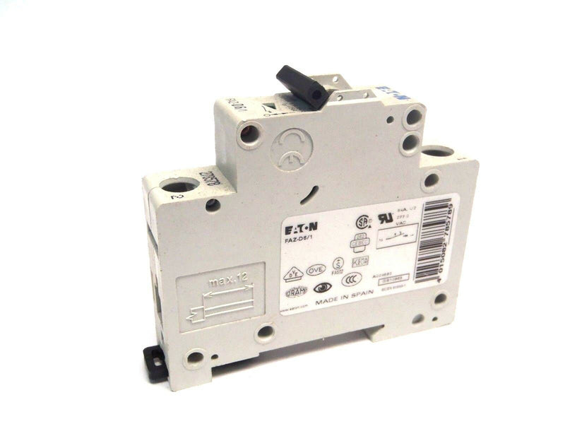 Eaton FAZ-D6/1 Circuit Breaker 15kA 240/415V IEC 60947-2 - Maverick Industrial Sales