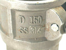 Kuriyama SS-D150 316 SS Part D Female Coupler x Female NPT 250PSI 1-1/2" Size - Maverick Industrial Sales