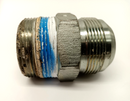 Stainless Steel Male Pipe Connector JIC 1-7/8" Thread x 1-1/2" NPT - Maverick Industrial Sales