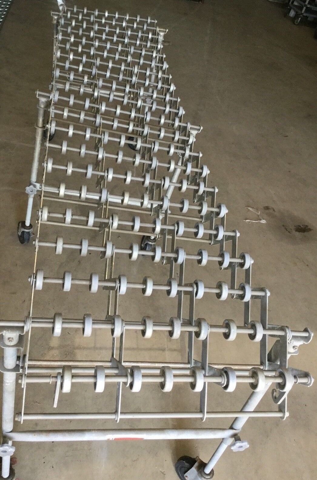 Nestaflex 175 Gravity Roller Flexible Accordian Conveyor Expandable - Maverick Industrial Sales