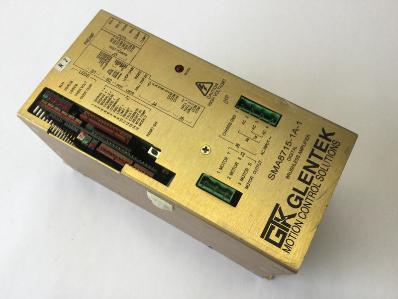 Glentek SMA8715-1A-1 Digital Brushless Amplifier SMA8715HP-017B-1A-03 - Maverick Industrial Sales