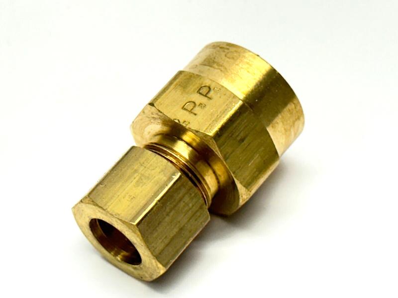 Parker 6FSC6N-B 3/8" Compression Tube x 3/8" FPT Fitting Brass - Maverick Industrial Sales