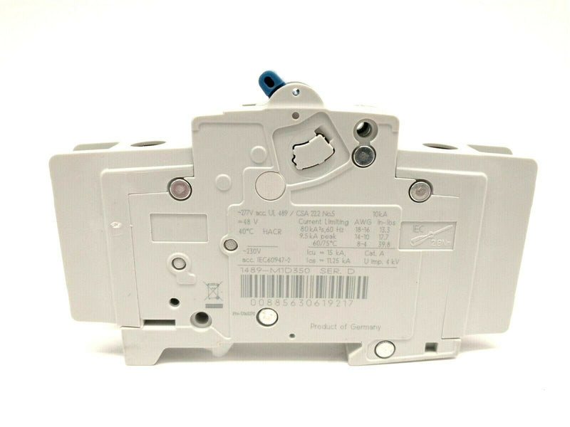 Allen Bradley 1489-M1D350 Ser. D Miniature Circuit Breaker 1 Pole 230V AC 35A - Maverick Industrial Sales