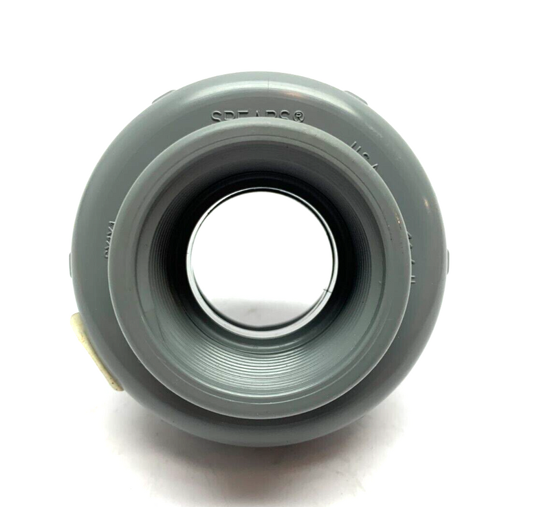 Spears 8058-012C 1-1/4" CPVC Union Ring Coupling Grey Threaded 2000 FPT FKM - Maverick Industrial Sales