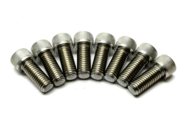 Stainless Steel Socket Head Screw 1/2"-13 Thread Size 1-1/4" Long LOT OF 8 - Maverick Industrial Sales