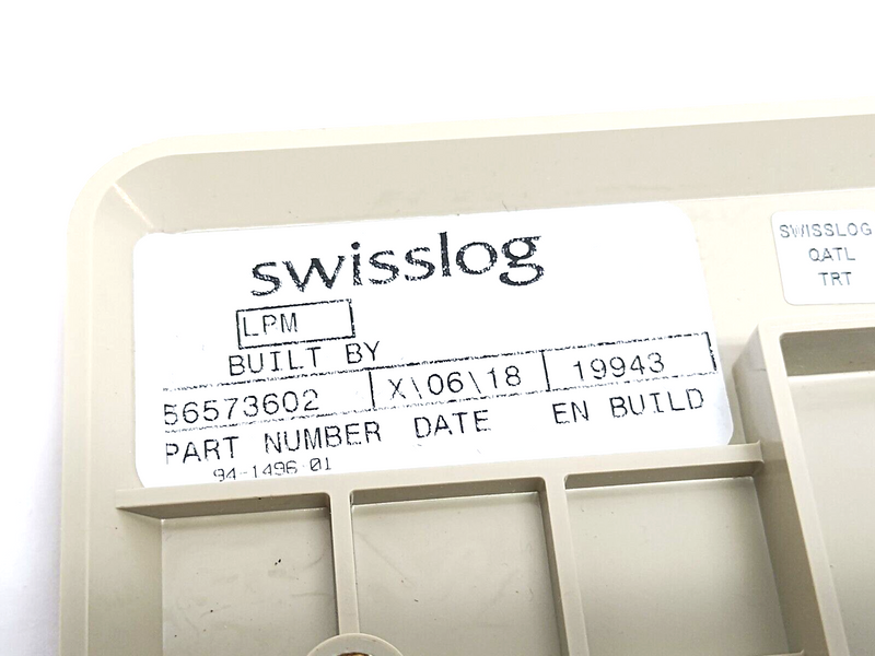 Swisslog TransLogic 56573602 IQ Control Panel For Tube System 94-1496-01 - Maverick Industrial Sales