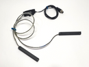 Keyence FS-N43P Fiber Optic Sensor Amplifier Unit w/ x2 FU-A100 NO COVER - Maverick Industrial Sales