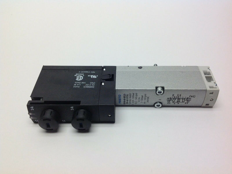 Festo VSVA-B-B52-ZD-A2-1T1L Solenoid Valve 539182 - Maverick Industrial Sales