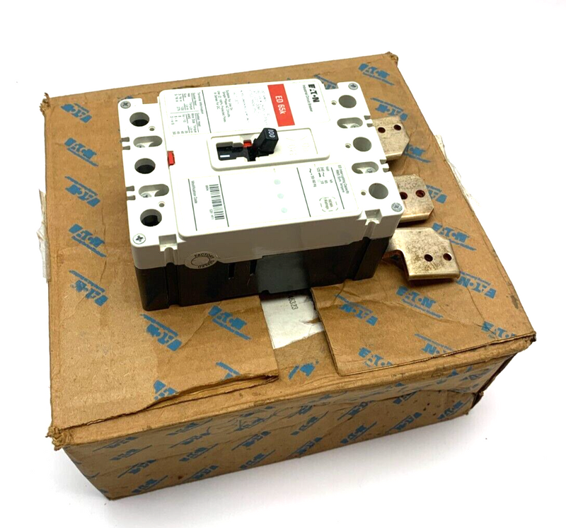 Eaton ED310CBP10 Circuit Breaker 3-Poles ED 65k 240VAC 125VDC w/ Enclosure Mount - Maverick Industrial Sales