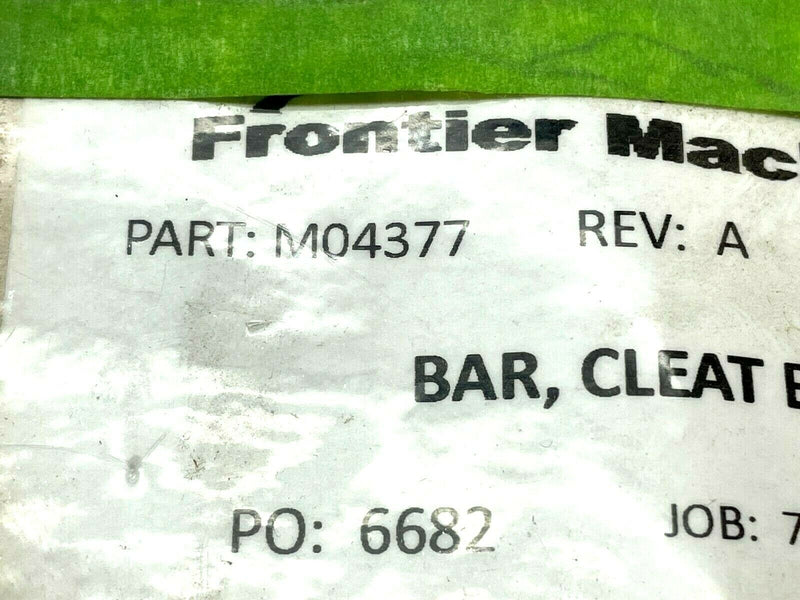 Frontier Machining M04377 Cleat Base Bar LOT OF 10 - Maverick Industrial Sales