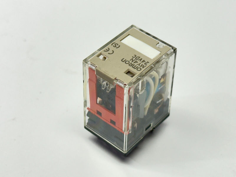 Omron PYF14A-E Relay Socket w/ Omron MY4N Relay 24VDC - Maverick Industrial Sales