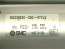 SMC MGCMB20-250-H7CLS Compact Slide Bearing Externally Guided Cylinder - Maverick Industrial Sales