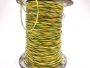 Industrial 18 AWG 18STR 600V MTW TFFN Yellow/ Green Cable, 7.75lb Spool - Maverick Industrial Sales