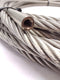60 FT x 1/2 Inch Bright Steel Wire Rope 6/19 Strand Cable with Railing Mount End - Maverick Industrial Sales