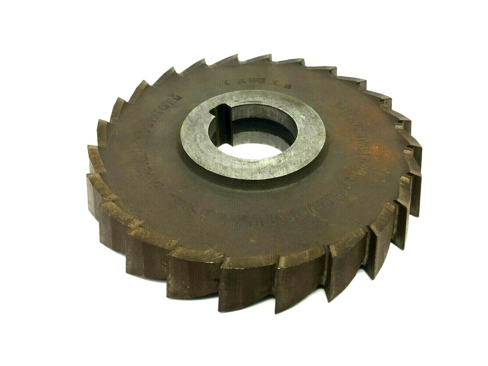 National Twist & Drill 5x5/8x1 Side Milling Cutter Blade, Tapered 24-Teeth - Maverick Industrial Sales
