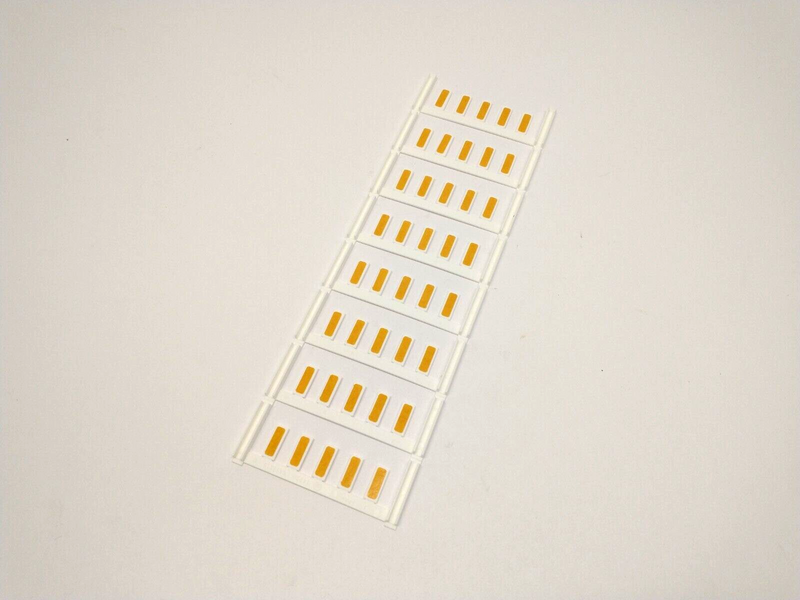 Allen Bradley 1492-MAS6X15 Ser A Blank Adhesive Marker Cards 6mm x 15mm BOX OF 5 - Maverick Industrial Sales