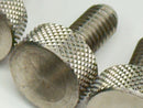 Knurled-Head Thumb Screw M6 x 1mm Thread Size 13mm Long SS Low Profile LOT OF 8 - Maverick Industrial Sales