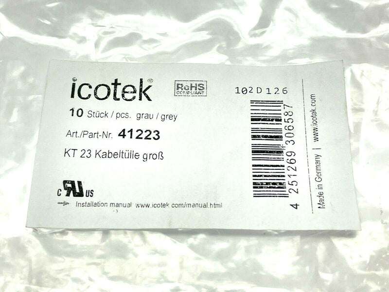 Icotek 41223 Frame & Gland Grommet Modules LOT OF 10 - Maverick Industrial Sales