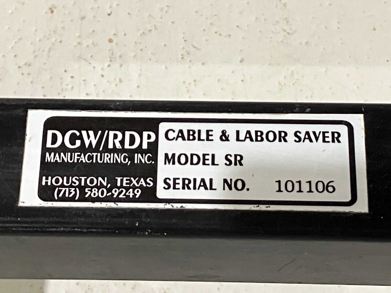 DGW/RDP Manufacturing Cable & Labor Saver Model SR Rolling Cable Caddy Dispenser - Maverick Industrial Sales