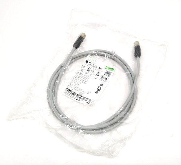 Murr Elektronik 7999-40041-4370200 Straight Male To Female M12 5-Pin Cordset 2m - Maverick Industrial Sales