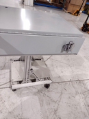 Hoffman A363008LP Electrical Controls Enclosure on Custom Tilting Cart - Maverick Industrial Sales