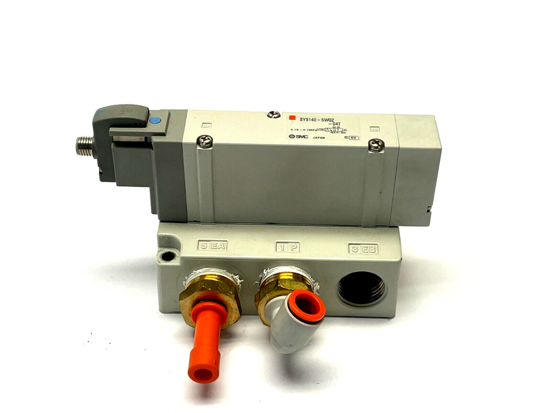 SMC SY9140-5WOZ-04T Solenoid Valve w/ Sub Plate - Maverick Industrial Sales