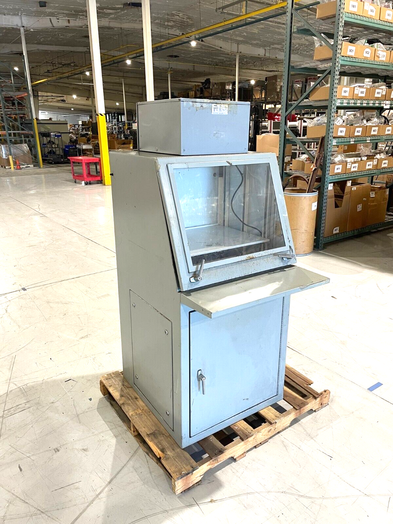 Industrial Enclosure Corp Computer Workstation Cabinet & AC Unit, 30x32x60 - Maverick Industrial Sales