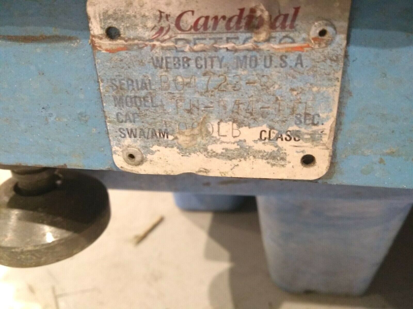 Cardinal FH-544-IIE Industrial Floor Scale 4'x4' 500lb x 1lb - Maverick Industrial Sales
