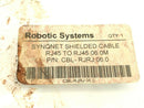 Robotic Systems CBL-RJRJ 06.0 SYNQNET Shielded Cable RJ45 To RJ45 06.0m Length - Maverick Industrial Sales