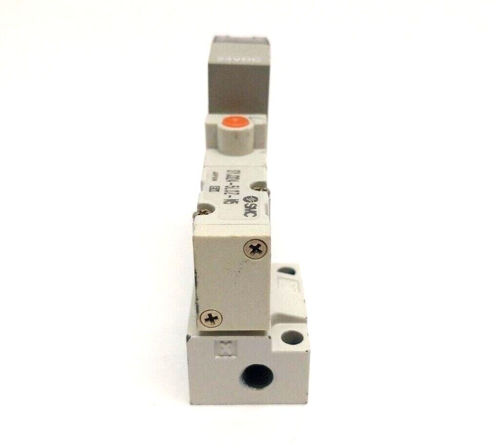 SMC SYJ324-5LOZ-M5 3-Port 2-Position Solenoid Valve M5 Base Mounted 24VDC - Maverick Industrial Sales