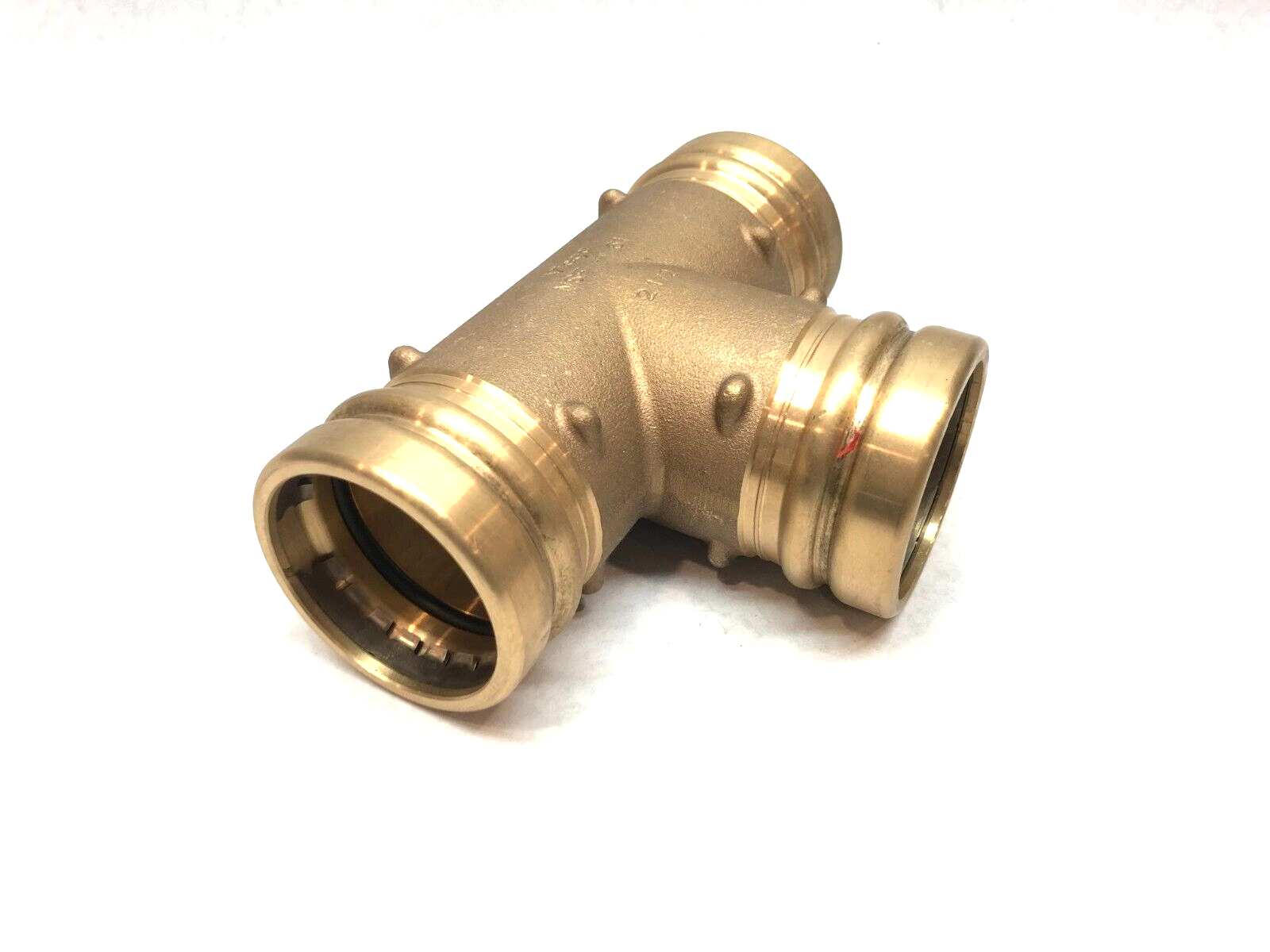 Viega 91372 Propress TEE Fitting, 2-1/2" x 2-1/2" x 2-1/2", Bronze - Maverick Industrial Sales