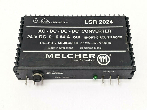 Melcher LSR2024-7 AC-DC Power Supply Converter - Maverick Industrial Sales