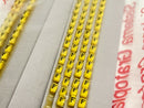 Grafoplast 117 Wire Markers F Black on Yellow 10 Strips 9TFX16 - Maverick Industrial Sales