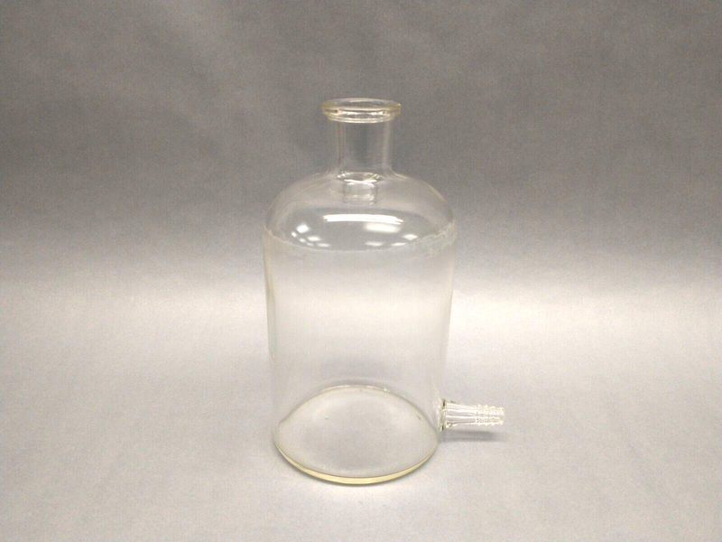 Pyrex Vintage Apothecary & Vacuum Chamber Jar 10" Tall x 5" Dia. Base 2"L Nozzle - Maverick Industrial Sales